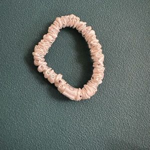 New Slip Silk Scrunchie with crystals never used